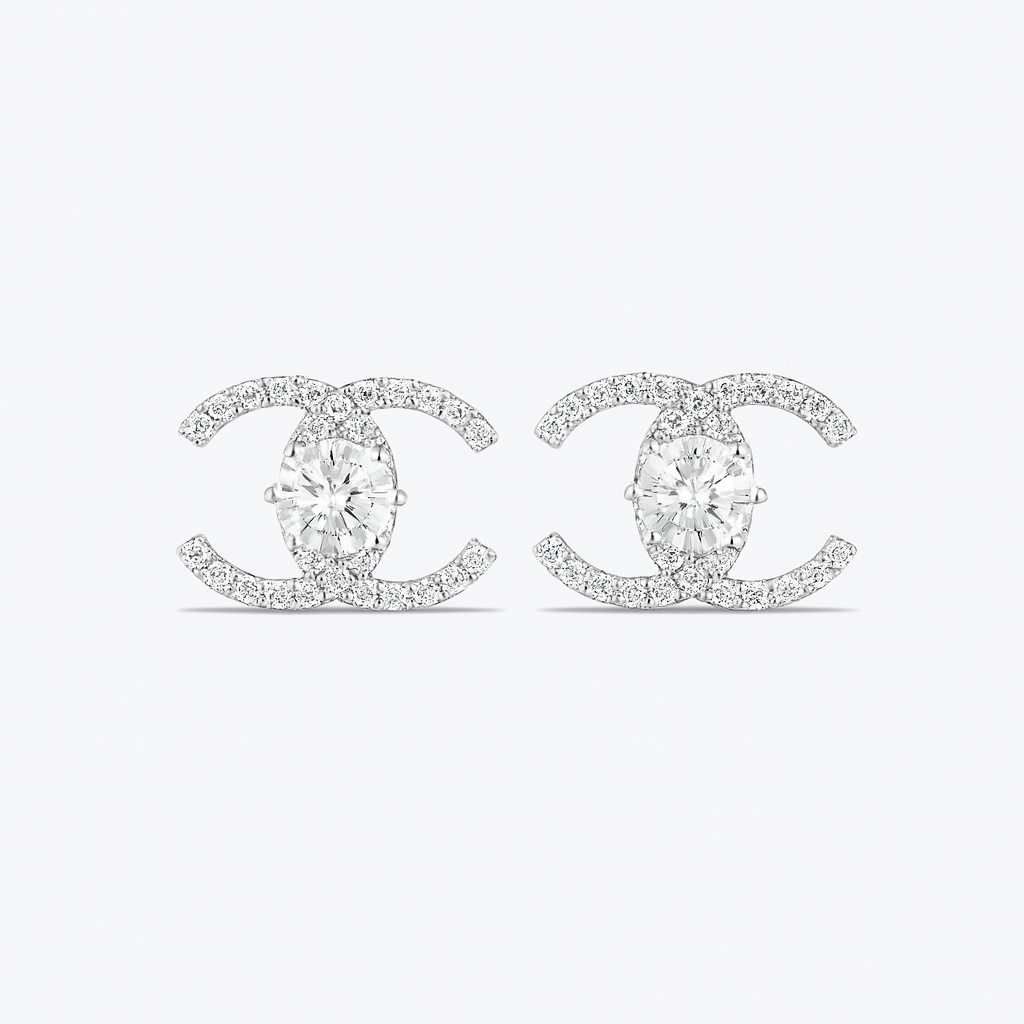 Icy CC Earrings