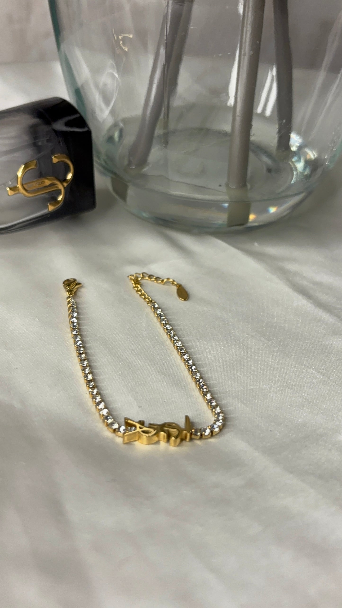 Saint Tennis Bracelet