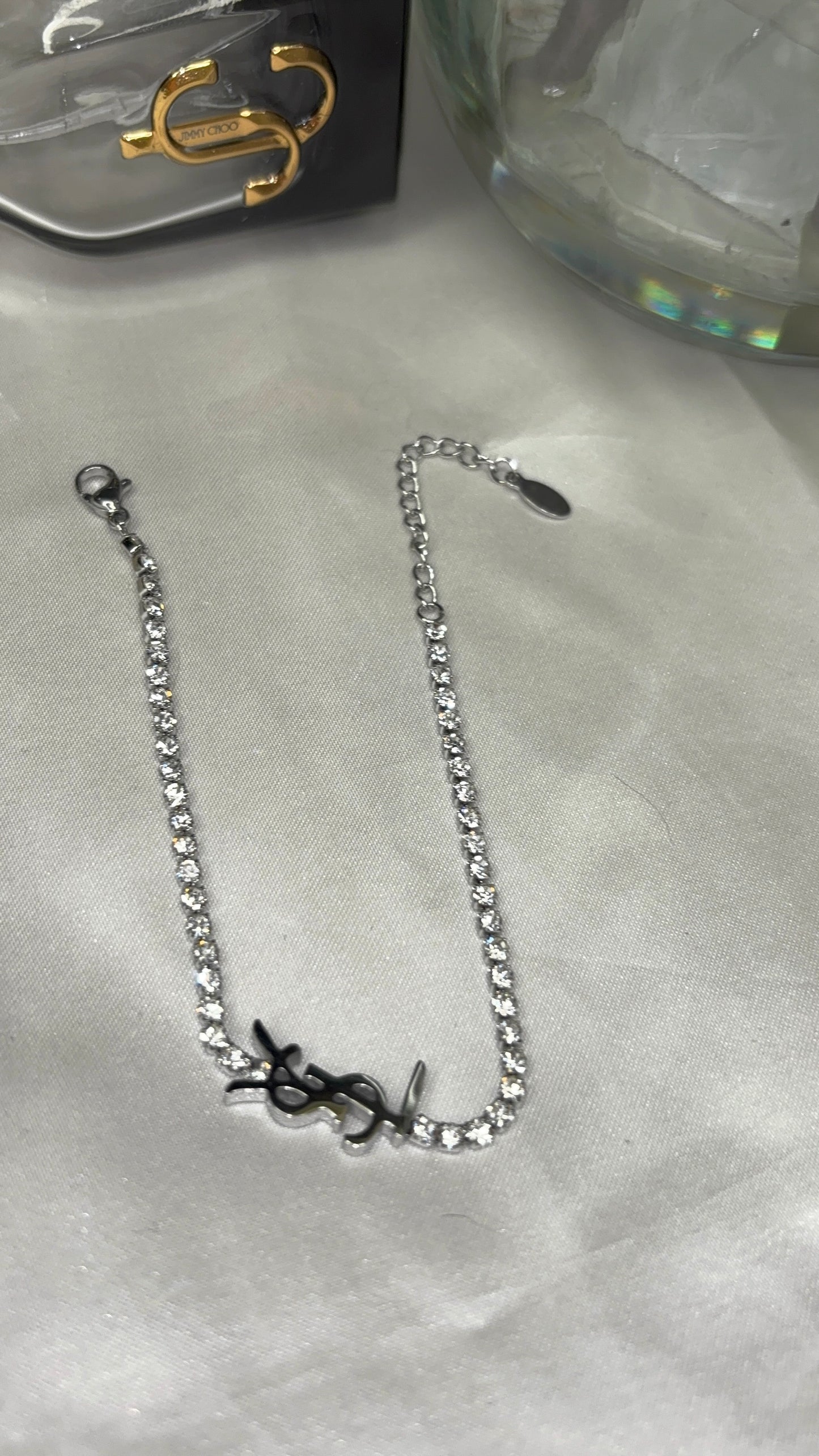 Saint Tennis Bracelet