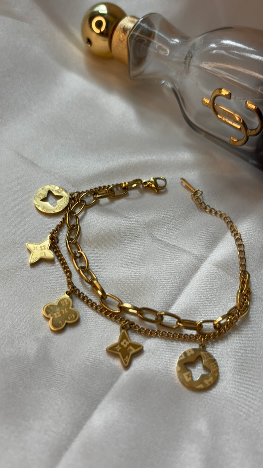 LV Charm Bracelet