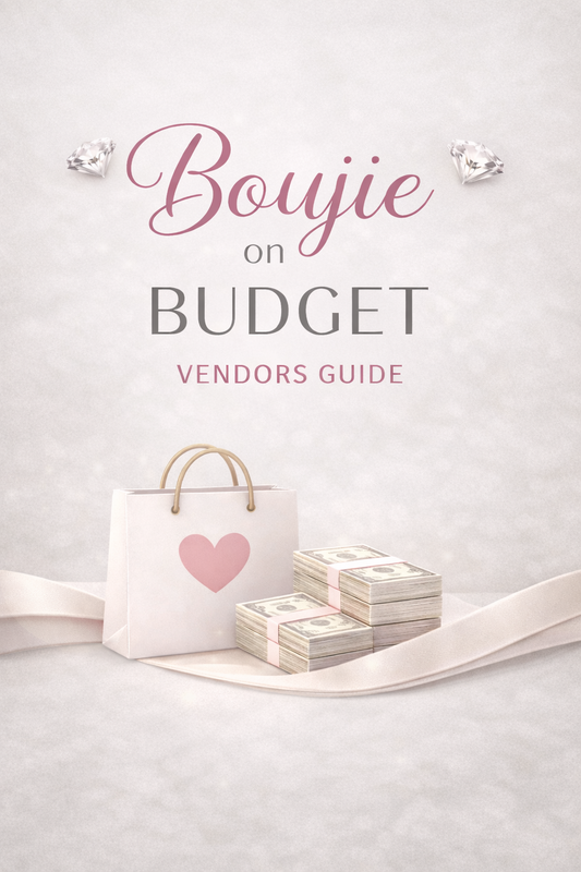 Boujie On Budget Vendors Guide