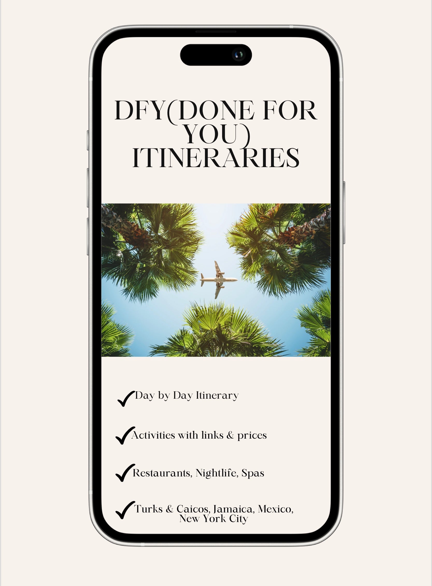 DFY Itineraries